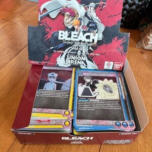 BLEACH Union Arena Trading Card Set - Red and Black